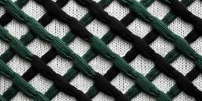 AI generated seamless knitted fabric texture Generative AI photo