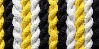 AI generated seamless knitted fabric texture Generative AI photo