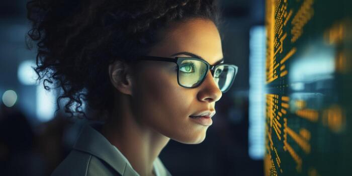 ai generado programador escribe código desarrollador generativo ai foto