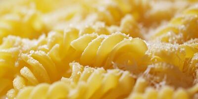 AI generated pasta with cheese macaroni Generative AI photo