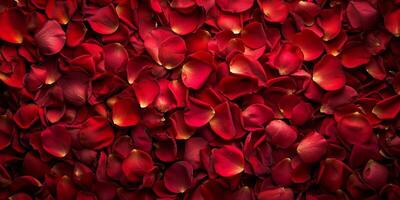 AI generated rose petals texture Generative AI photo
