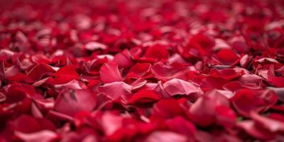 AI generated rose petals texture Generative AI photo