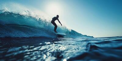 surfer on the wave photo