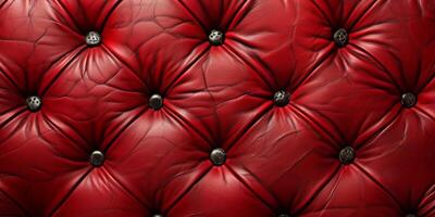 red capitone leather texture photo