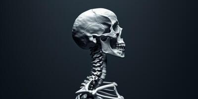 human skeleton model photo