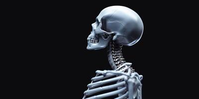 human skeleton model photo