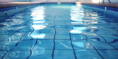 water in the pool close-up photo