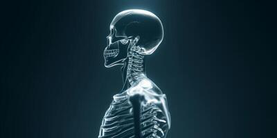 human skeleton model photo