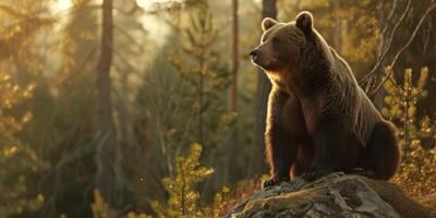 oso en la naturaleza foto