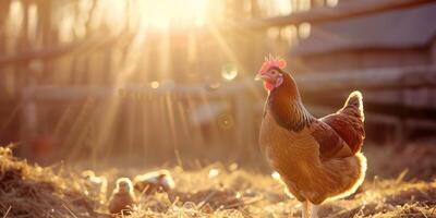 chicken in the coop photo