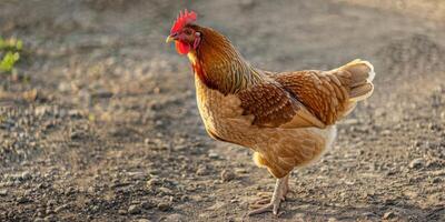 chicken in the coop photo