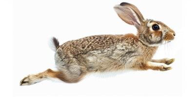 wild hare in the forest photo