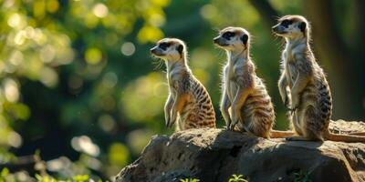 meerkats in the wild photo