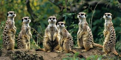 meerkats in the wild photo