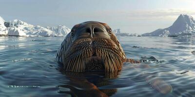 walruses in the wild photo