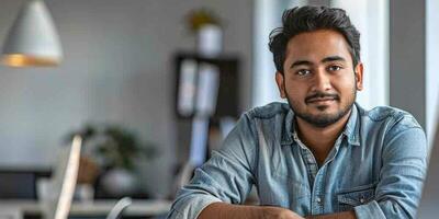 office worker male hindu photo