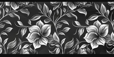 Abstract Botanical Florals background pattern photo