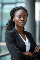 African American businesswoman photo