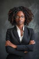 African American businesswoman photo