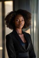 African American businesswoman photo