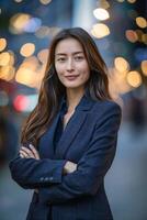 businesswoman in office portrait photo