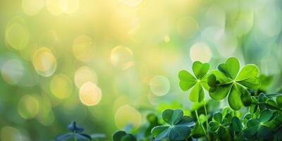 clover pattern texture Saint Patrick photo