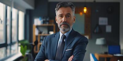 business portrait of a man in the office photo