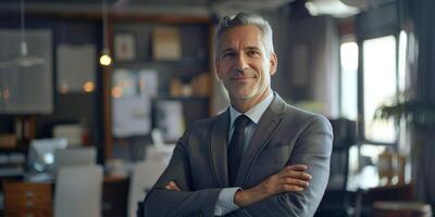 business portrait of a man in the office photo