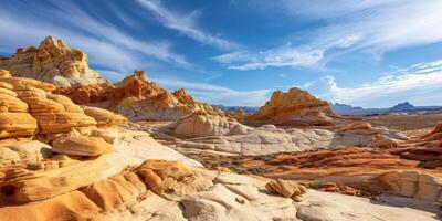 Stone desert landscape photo