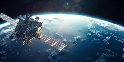 satellite in Earth orbit photo