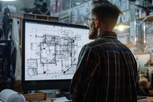 development engineer drawings photo