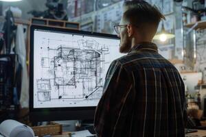 development engineer drawings photo