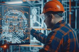 development engineer drawings photo