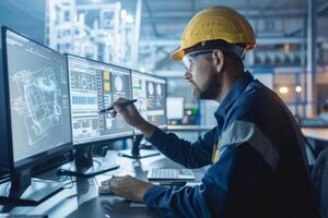 development engineer drawings photo