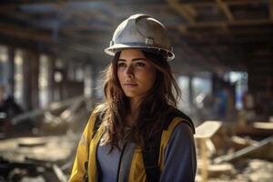 female factory worker photo