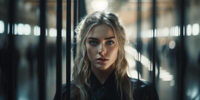 female guard in prison photo