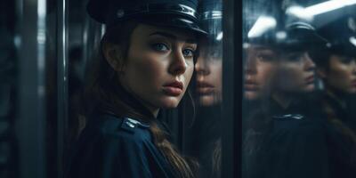 female guard in prison photo