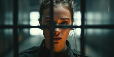 female guard in prison photo