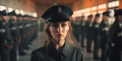 female guard in prison photo