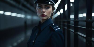 female guard in prison photo