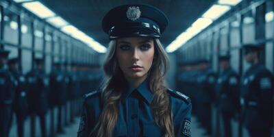 female guard in prison photo