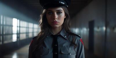 female guard in prison photo