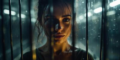 young woman prisoner photo