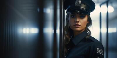 female guard in prison photo