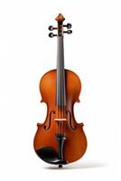 violin on white background photo