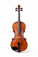 violin on white background photo