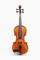 violin on white background photo