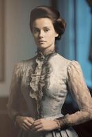 19th century woman portrait photo