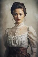 19th century woman portrait photo