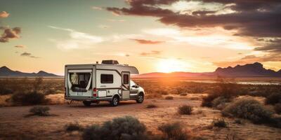 holiday travel in motorhomes photo